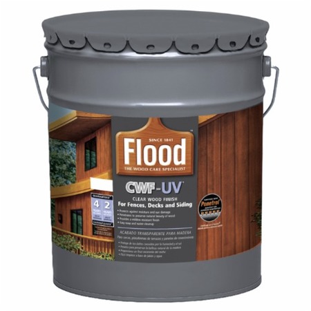 FLOOD 5 Gal Cedar CWF-UV Exterior Clear Wood Finish FLD520
